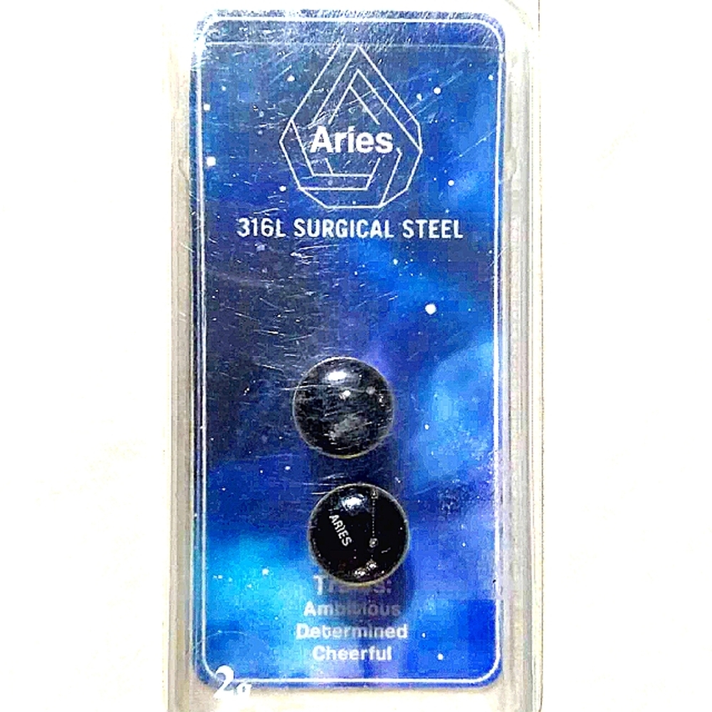 2G Ear Plugs Gauges - Aries Symbol Horoscope